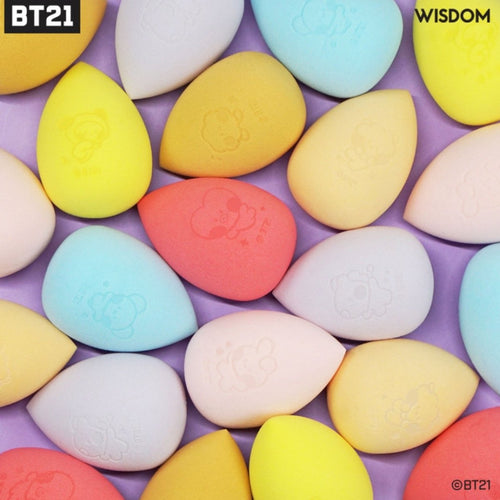 [LINE X BT21] BT21 Minini Makeup Sponge 7ea - K-STAR