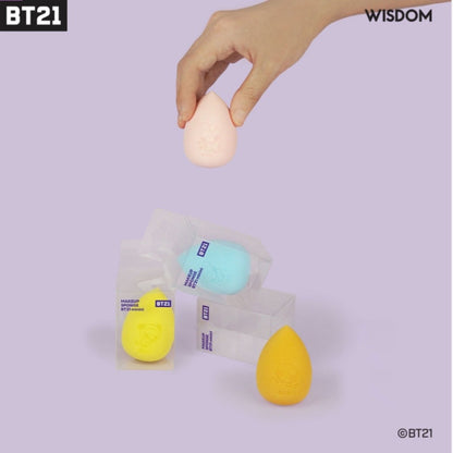 [LINE X BT21] BT21 Minini Makeup Sponge 7ea - K-STAR