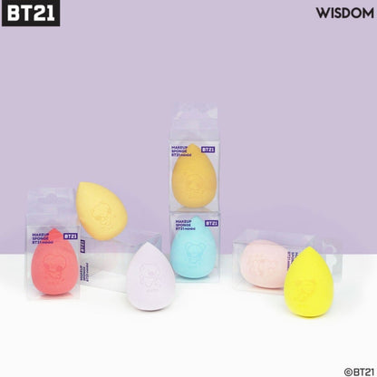 [LINE X BT21] BT21 Minini Makeup Sponge 7ea - K-STAR