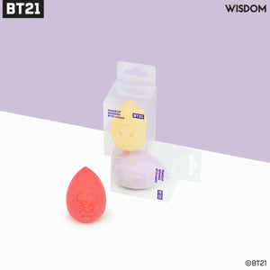 [LINE X BT21] BT21 Minini Makeup Sponge 7ea - K-STAR