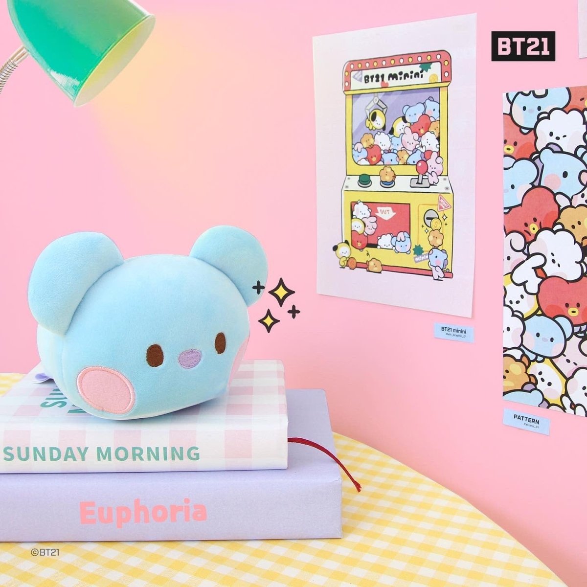 [LINE X BT21] BT21 Minini Petite Cushion - K-STAR