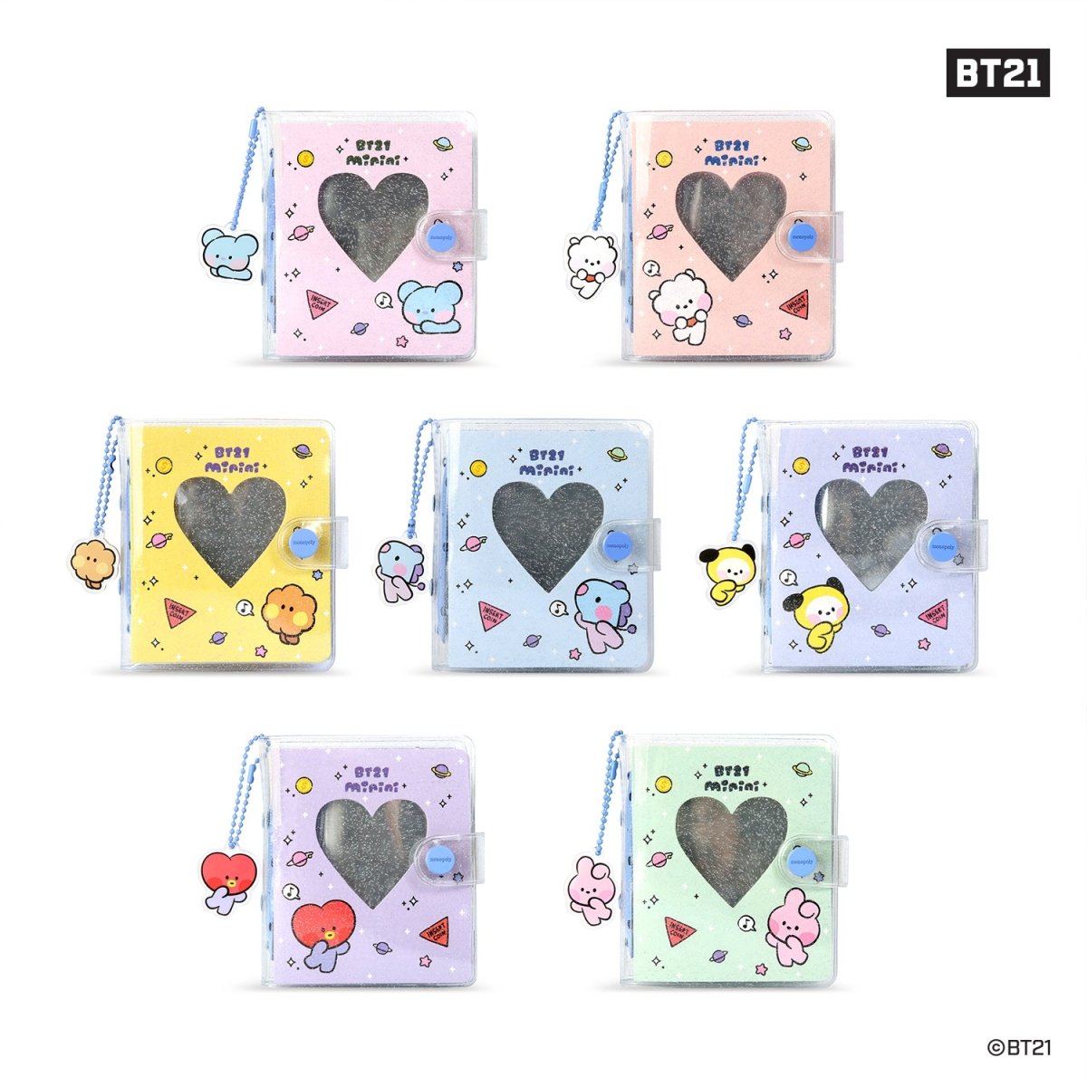 [LINE X BT21] BT21 Minini Photocard Binder Album - K-STAR