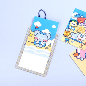 [LINE X BT21] BT21 Minini Photocard Holder Summer Sky Version - K-STAR