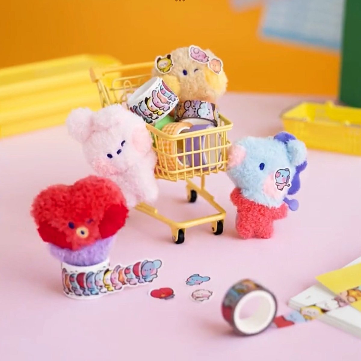 [LINE X BT21] BT21 Minini Plush Magnet - K-STAR