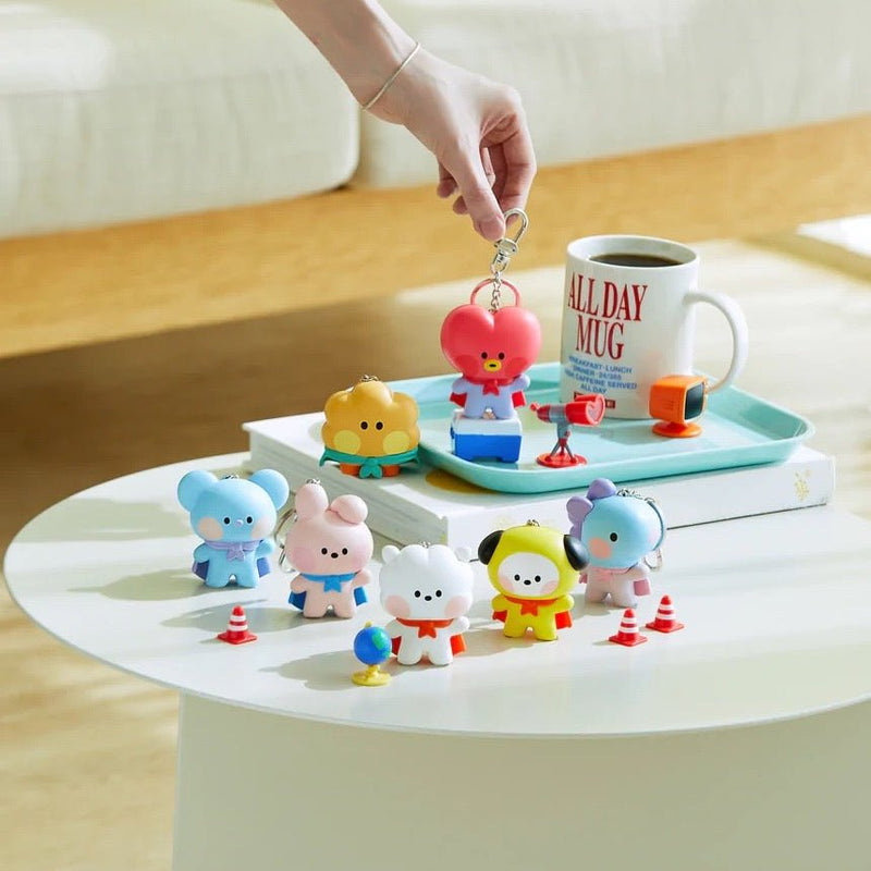 LINE X BT21] BT21 Minini Security Sound Keyring – K-STAR