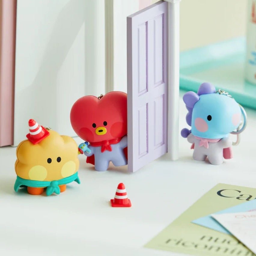 [LINE X BT21] BT21 Minini Security Sound Keyring - K-STAR
