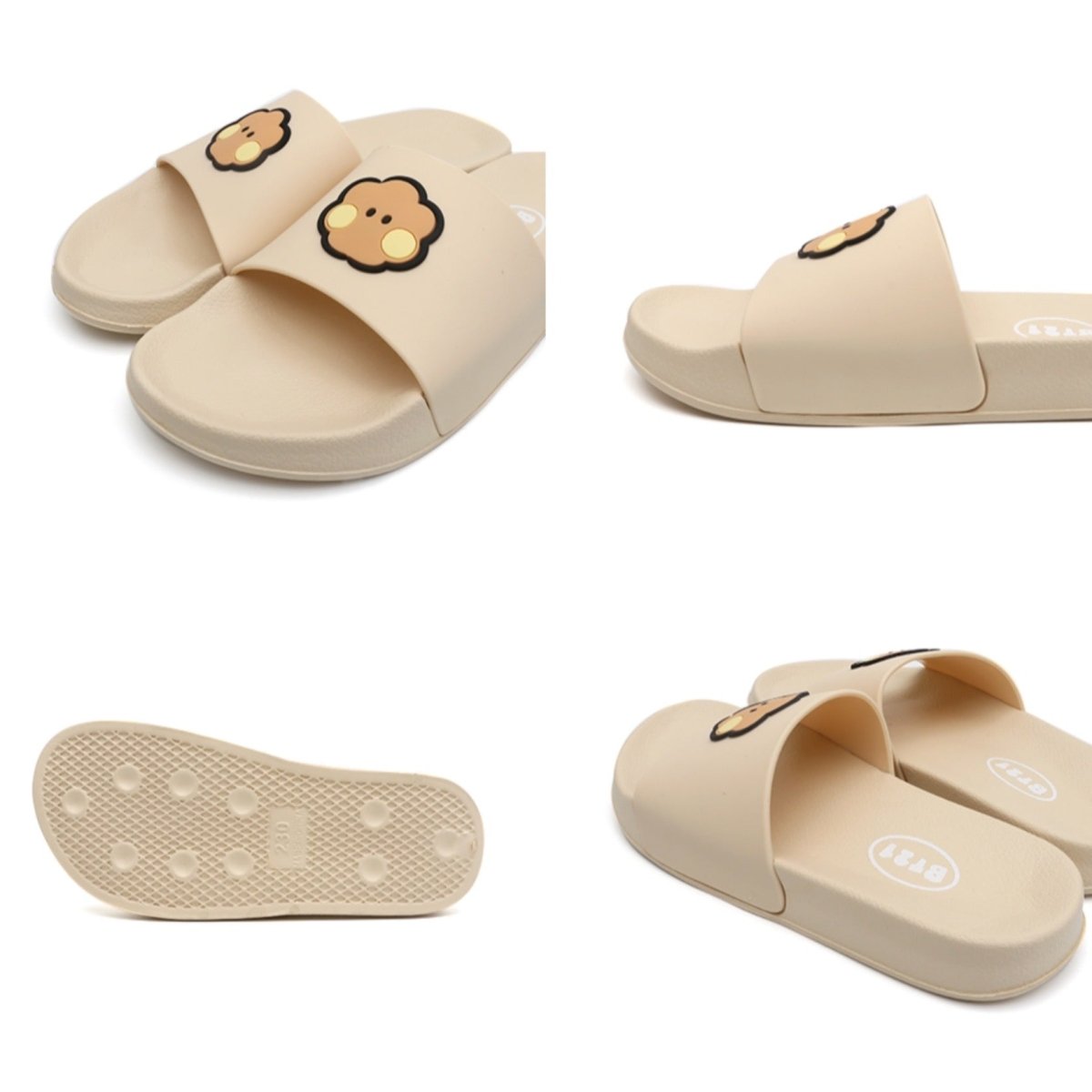 [LINE X BT21] BT21 Minini Slippers - K-STAR