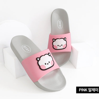 [LINE X BT21] BT21 Minini Slippers - K-STAR