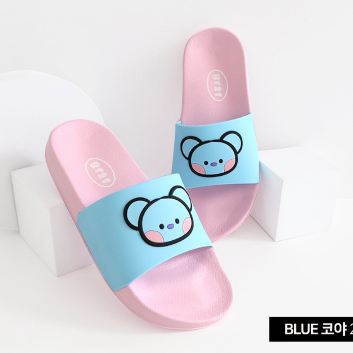 [LINE X BT21] BT21 Minini Slippers - K-STAR