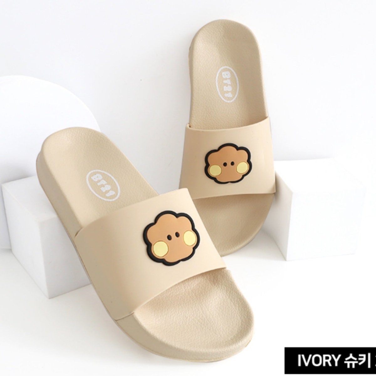 [LINE X BT21] BT21 Minini Slippers - K-STAR