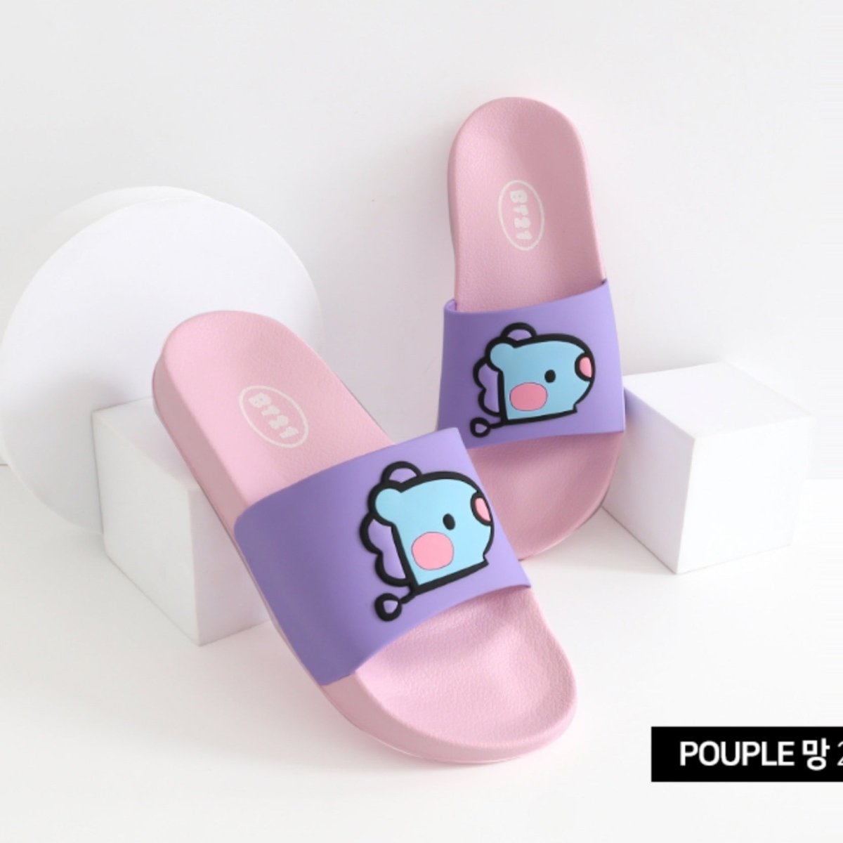 [LINE X BT21] BT21 Minini Slippers - K-STAR