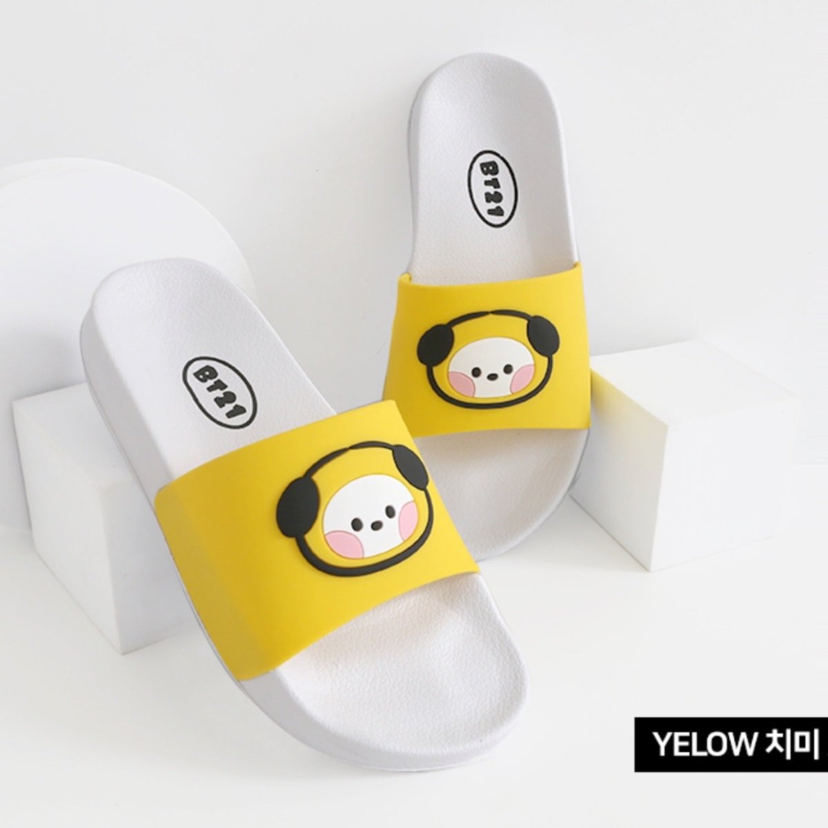 [LINE X BT21] BT21 Minini Slippers - K-STAR
