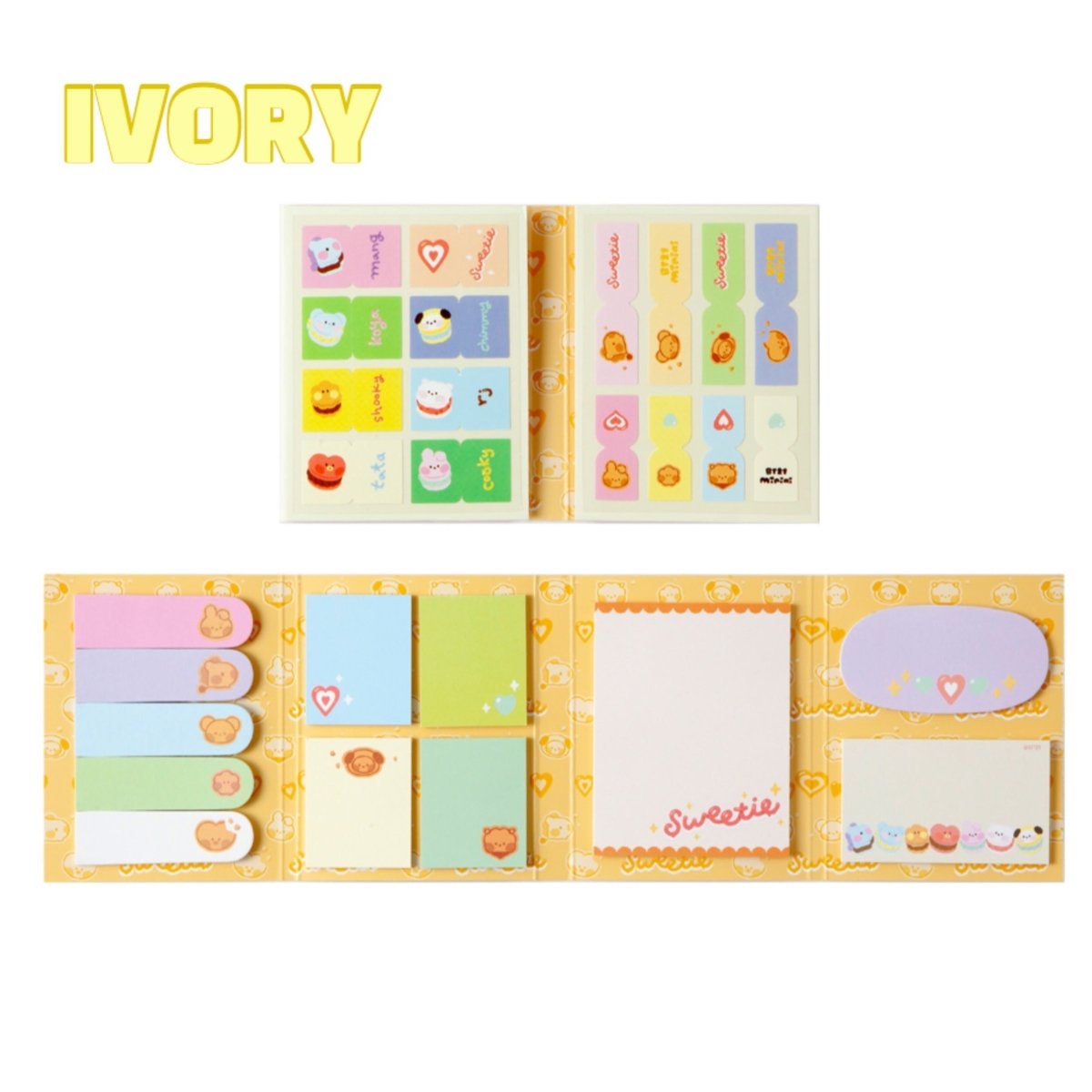 [LINE X BT21] BT21 Minini Sticky Memo Sweetie Ver 2SET - K-STAR