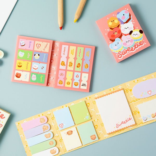 [LINE X BT21] BT21 Minini Sticky Memo Sweetie Ver 2SET - K-STAR