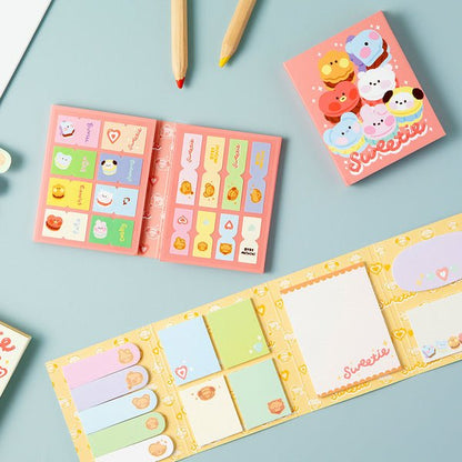 [LINE X BT21] BT21 Minini Sticky Memo Sweetie Ver 2SET - K-STAR