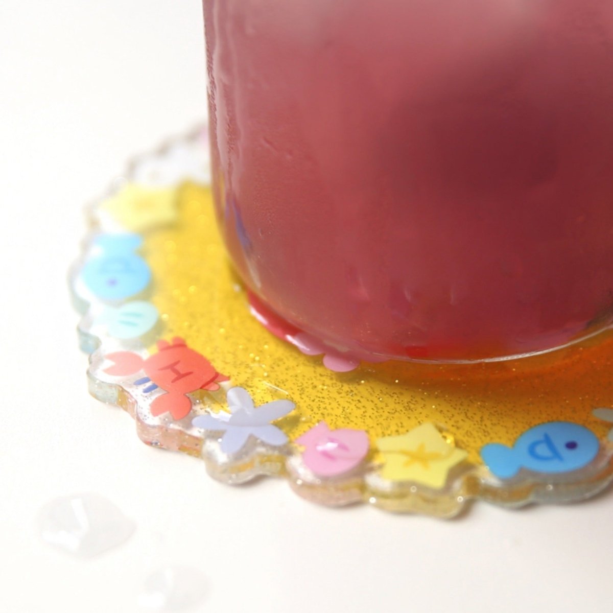 [LINE X BT21] BT21 Minini Summer Sky Acrylic Coaster - K-STAR