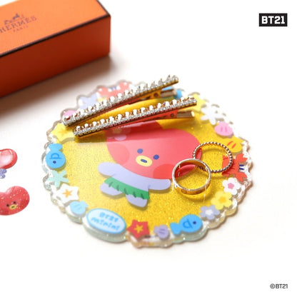 [LINE X BT21] BT21 Minini Summer Sky Acrylic Coaster - K-STAR