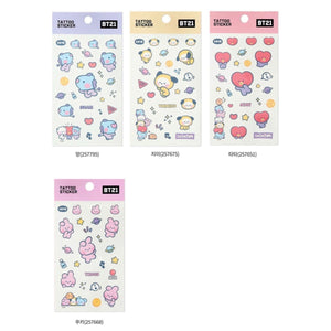 [LINE X BT21] BT21 Minini Tattoo Sticker 7SET - K-STAR