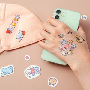 [LINE X BT21] BT21 Minini Tattoo Sticker 7SET - K-STAR