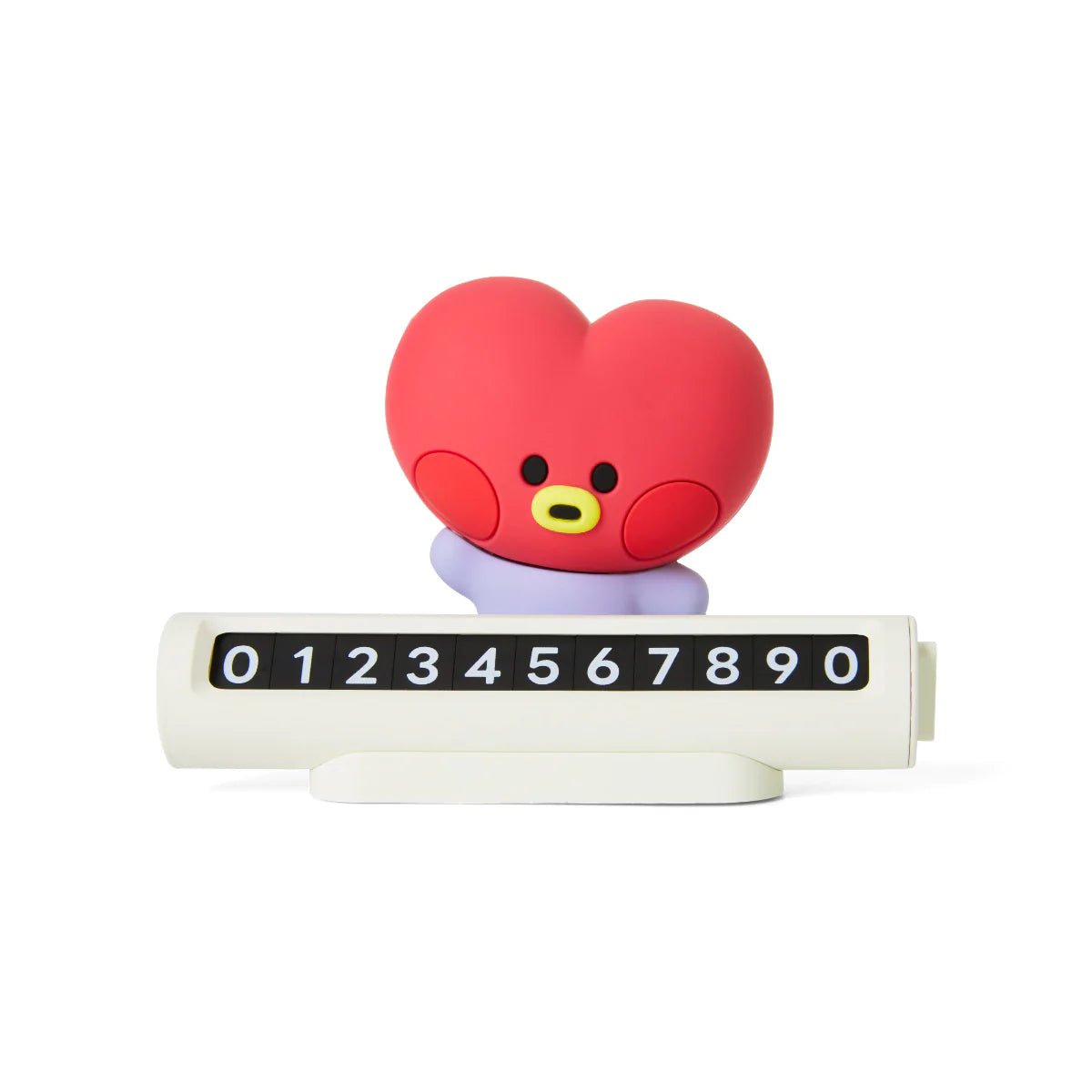[LINE X BT21] BT21 Minini Vehicle Number Plate - K-STAR