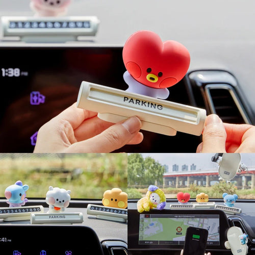 [LINE X BT21] BT21 Minini Vehicle Number Plate - K-STAR