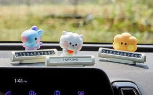 [LINE X BT21] BT21 Minini Vehicle Number Plate - K-STAR