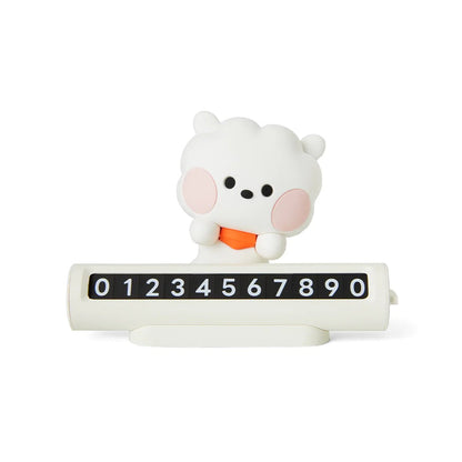 [LINE X BT21] BT21 Minini Vehicle Number Plate - K-STAR