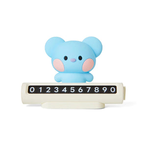 [LINE X BT21] BT21 Minini Vehicle Number Plate - K-STAR