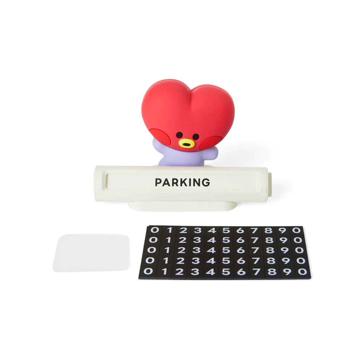 [LINE X BT21] BT21 Minini Vehicle Number Plate - K-STAR