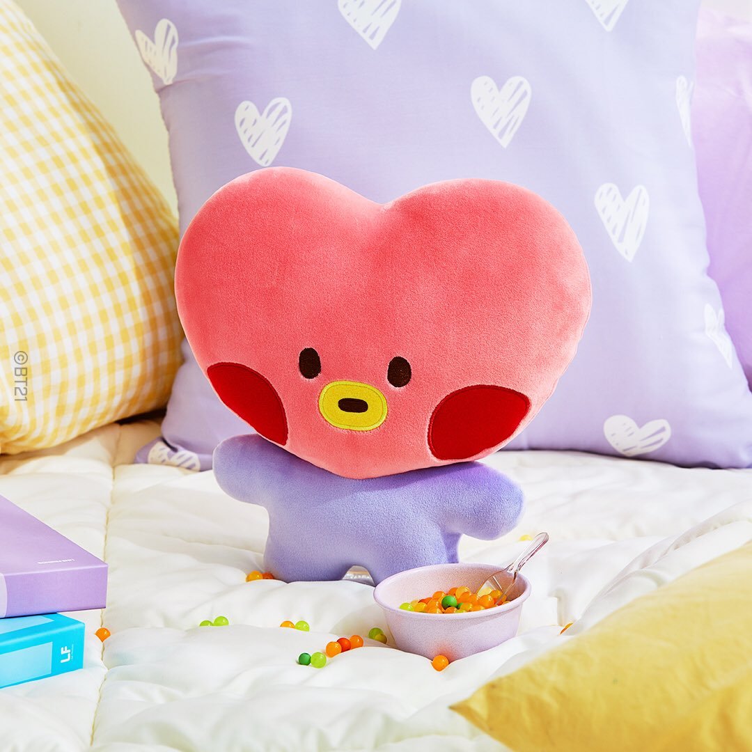 [LINE X BT21] BT21 Official Minini Flat Cushion - K-STAR