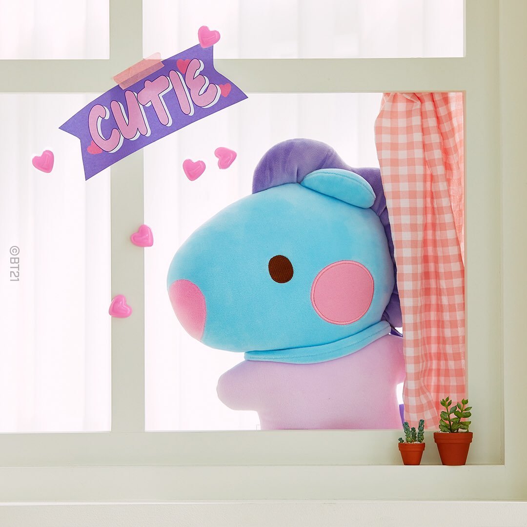 [LINE X BT21] BT21 Official Minini Flat Cushion - K-STAR