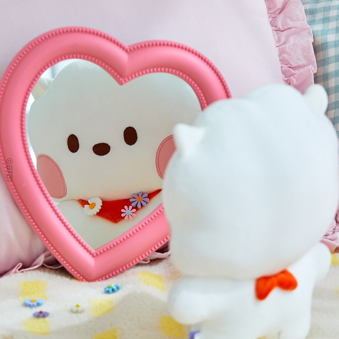 [LINE X BT21] BT21 Official Minini Flat Cushion - K-STAR