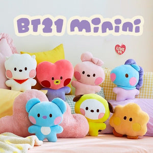 [LINE X BT21] BT21 Official Minini Flat Cushion - K-STAR