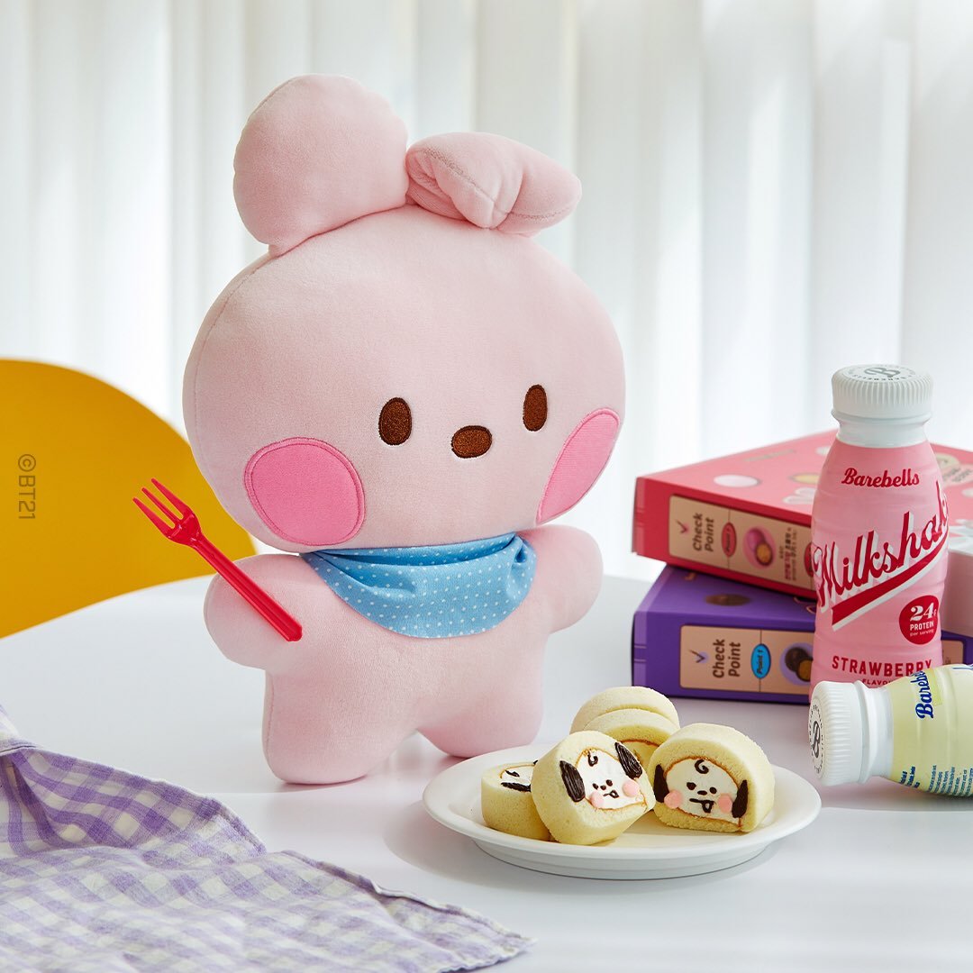 [LINE X BT21] BT21 Official Minini Flat Cushion - K-STAR