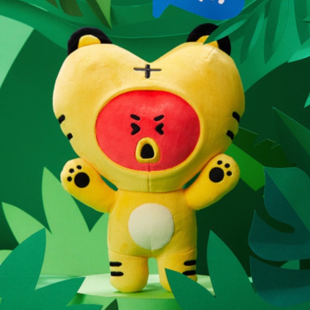 LINE X BT21] BT21 Official Standing Doll Tiger Version – K-STAR