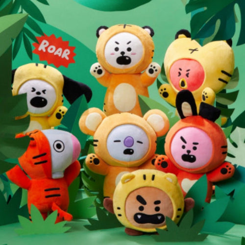 [LINE X BT21] BT21 Official Standing Doll Tiger Version - K-STAR