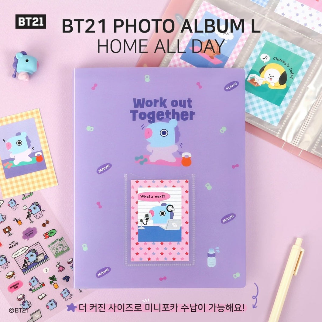 [LINE X BT21] BT21 Photocard Album Home All Day Album - K-STAR
