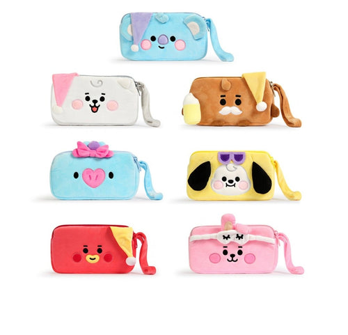 [LINE X BT21] BT21 Plush Pen Pouch Party Version - K-STAR