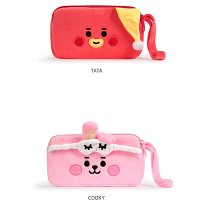 [LINE X BT21] BT21 Plush Pen Pouch Party Version - K-STAR