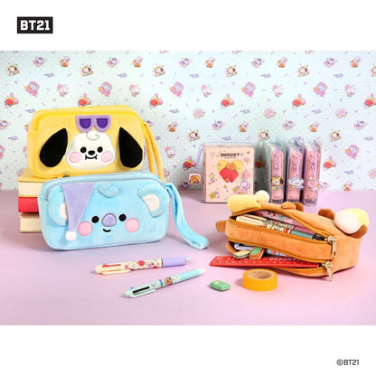 [LINE X BT21] BT21 Plush Pen Pouch Party Version - K-STAR
