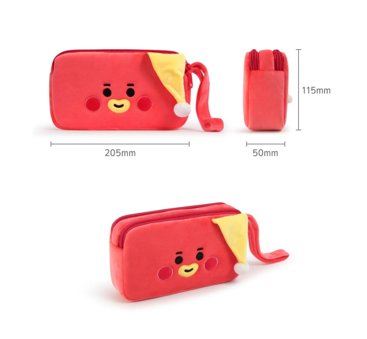 [LINE X BT21] BT21 Plush Pen Pouch Party Version - K-STAR