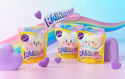 [LINE X BT21] BT21 Standing Doll Rainbow Fur Series - K-STAR