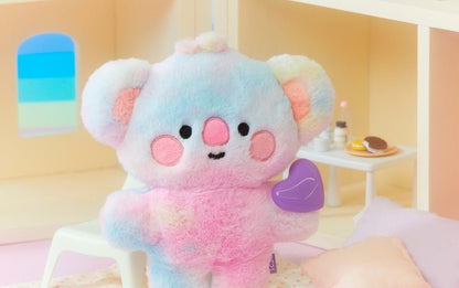 [LINE X BT21] BT21 Standing Doll Rainbow Fur Series - K-STAR