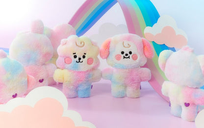 [LINE X BT21] BT21 Standing Doll Rainbow Fur Series - K-STAR