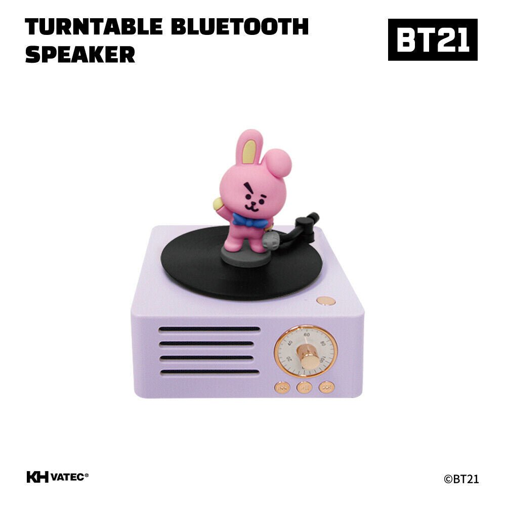 [LINE X BT21] BT21 Turntable Bluetooth Speaker - K-STAR