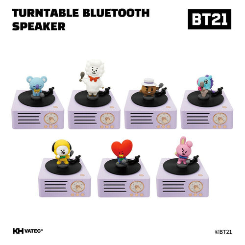 [LINE X BT21] BT21 Turntable Bluetooth Speaker - K-STAR