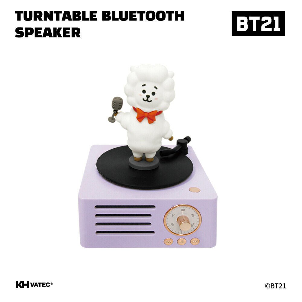 [LINE X BT21] BT21 Turntable Bluetooth Speaker - K-STAR