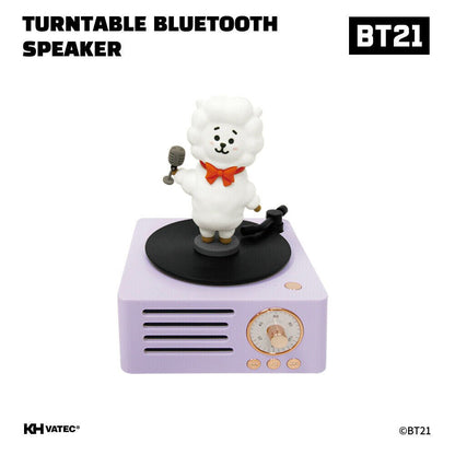[LINE X BT21] BT21 Turntable Bluetooth Speaker - K-STAR