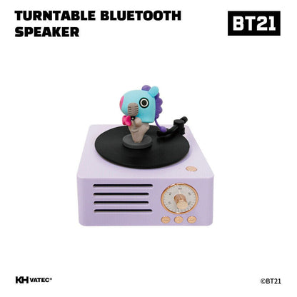 [LINE X BT21] BT21 Turntable Bluetooth Speaker - K-STAR
