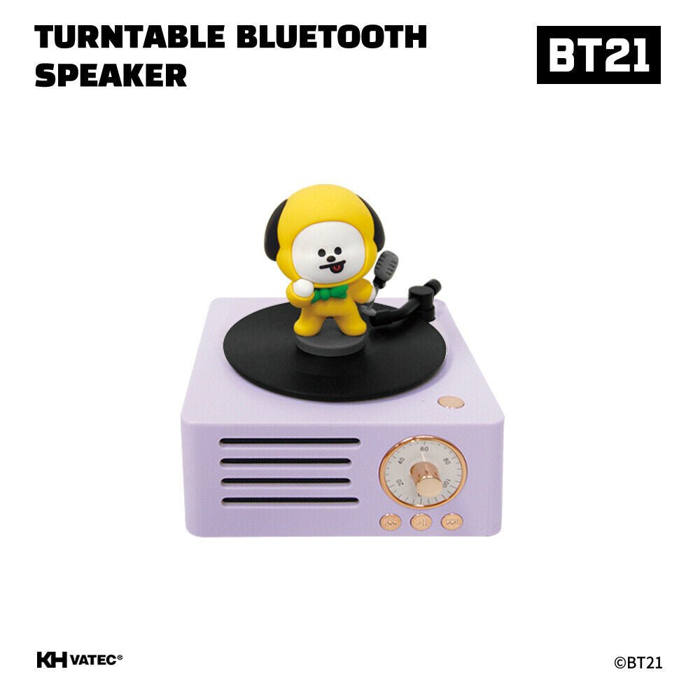 [LINE X BT21] BT21 Turntable Bluetooth Speaker - K-STAR
